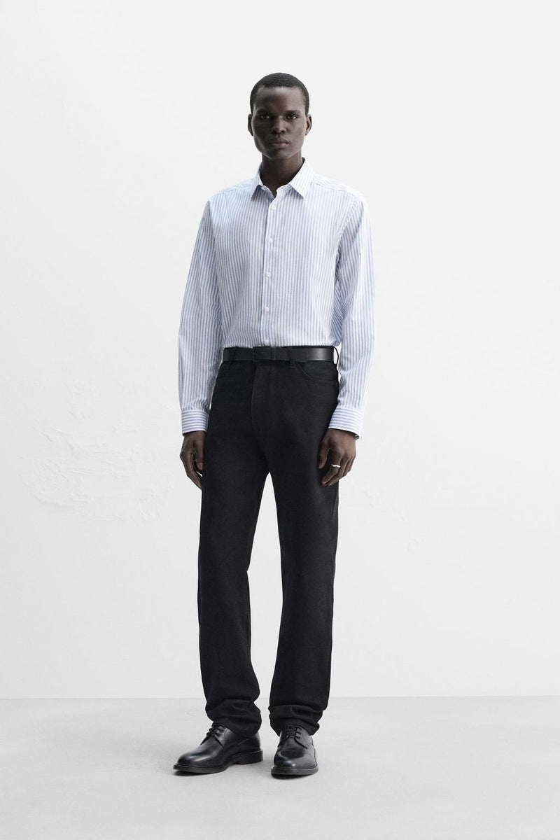 CAMISA COM TEXTURA LISTRADA